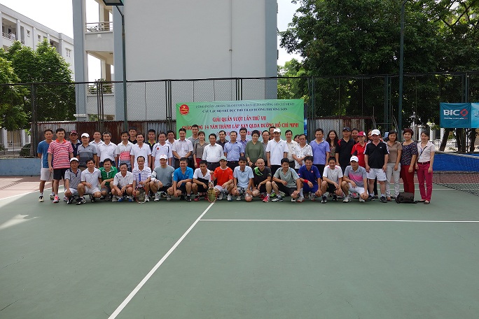 Khai mạc giải quần vợt lần thứ VII ban QLDC đường Hồ Chí MInh